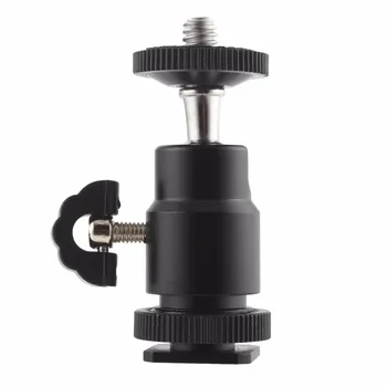 

1pc Mini ball head for camera tripod ballhead For SB800 SB900 580EX II vidicon Flash Newest