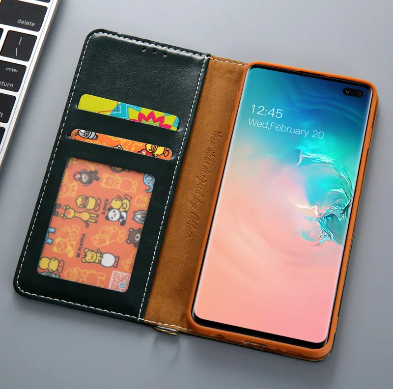 Для samsung Galaxy S10 S9 S8 Plus S7 Edge чехол из джинсовой кожи кошелек держатель для карт флип чехол для телефона для samsung Note 8 9 чехол