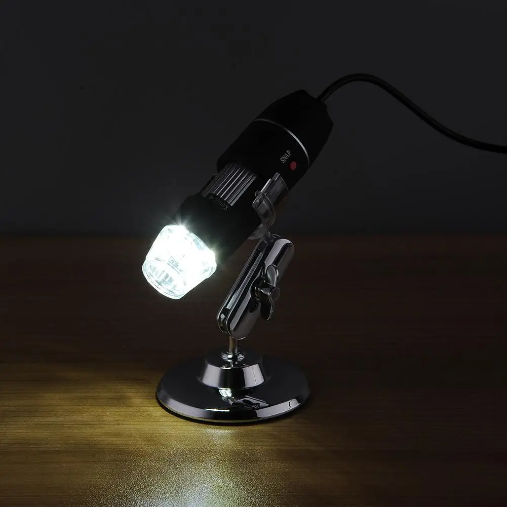

500X 1000X 8 LED Digital Microscope USB Handheld Portable Microscopio Magnifier Electronic USB Endoscope Camera With Bracket