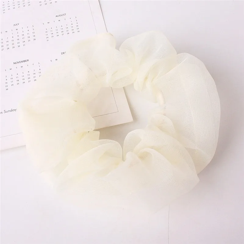 Новые модные Scrunchies Для женщин резинки для волос для девочек Головные УБОРЫ МИЛЫЙ хвост держатель резинка для волос с принтом женские аксессуары для волос - Цвет: 20