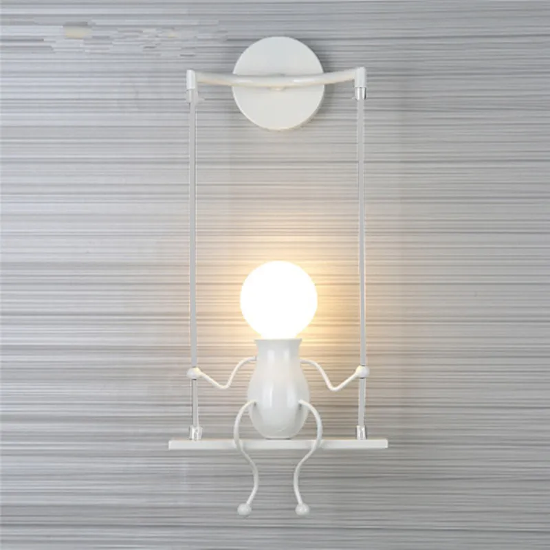 Bedroom chandelier Humanoid Creative Wall Light Modern Lamp Simple Sconce Art Decoration #4S26 (4)