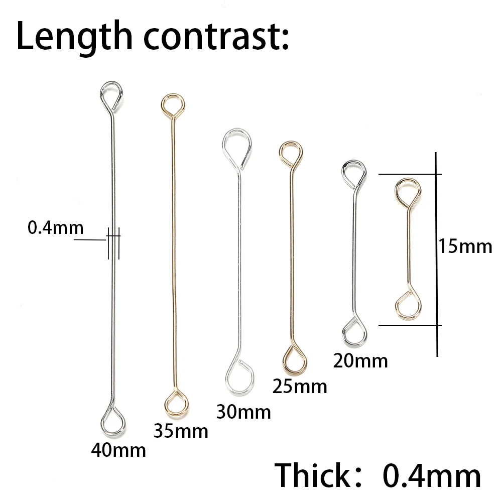 50 шт./лот, 15, 20, 25, 30, 45 мм, металлические стальные двойные серьги-шпильки, соединительный стержень для ушей, для рукоделия, для изготовления ювелирных изделий, рукоделия