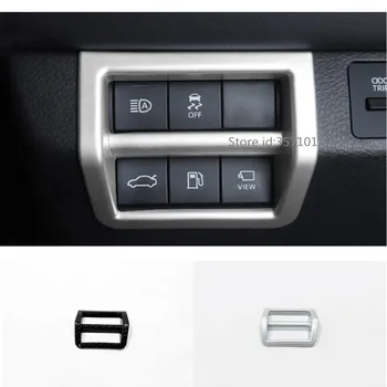 

For Toyota Avalon XX50 2018 2019 2020 Car Stick Cover ABS Chrome Front Head Fog Light Switch Button Trim Frame Lamp 1pcs