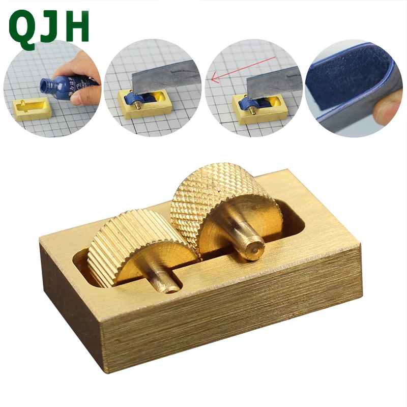 

Pure copper Leather Craft Edge Dye Oil Craft Carving Tool Leather Edge Paint Sewing Craft DIY Leather Edge Dye Oil Roller
