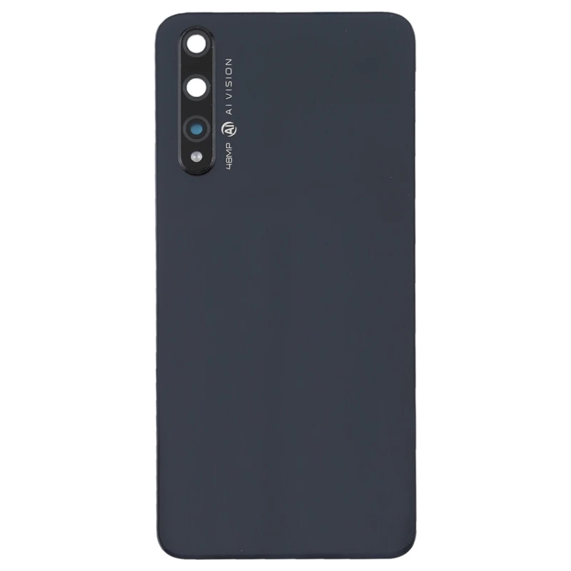Black Cover Задняя крышка батареи с объективом камеры для huawei Honor 20S - Цвет: Black Cover