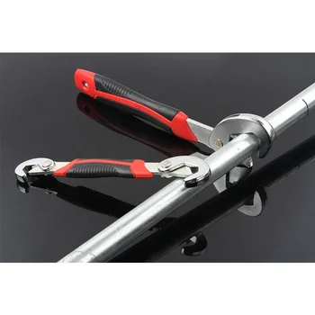 

2pcs Multi-Function Universal Wrench Adjustable Grip Wrench set 9-32mm ratchet wrench Spanner hand tools