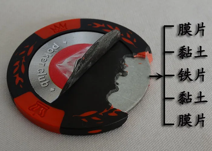 Dezhou City Poker Chips Пшеница 100 код с прозрачной коробкой фишки для игры маджонг Жетоны