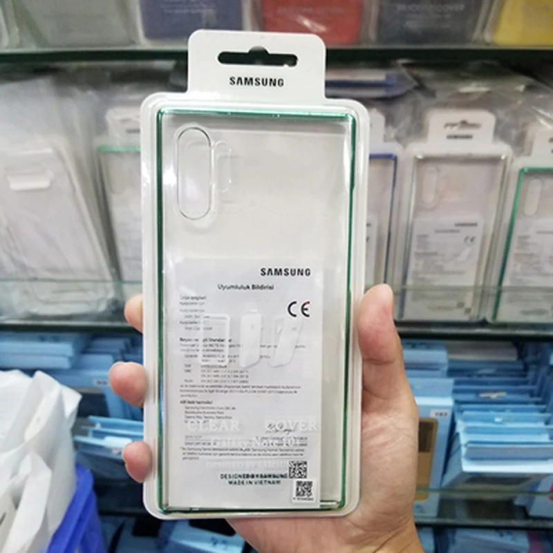 Противоударный мягкий чехол для телефона samsung для Galaxy Note 10 Note10+ NoteX Note10 Plus Прозрачный жесткий чехол