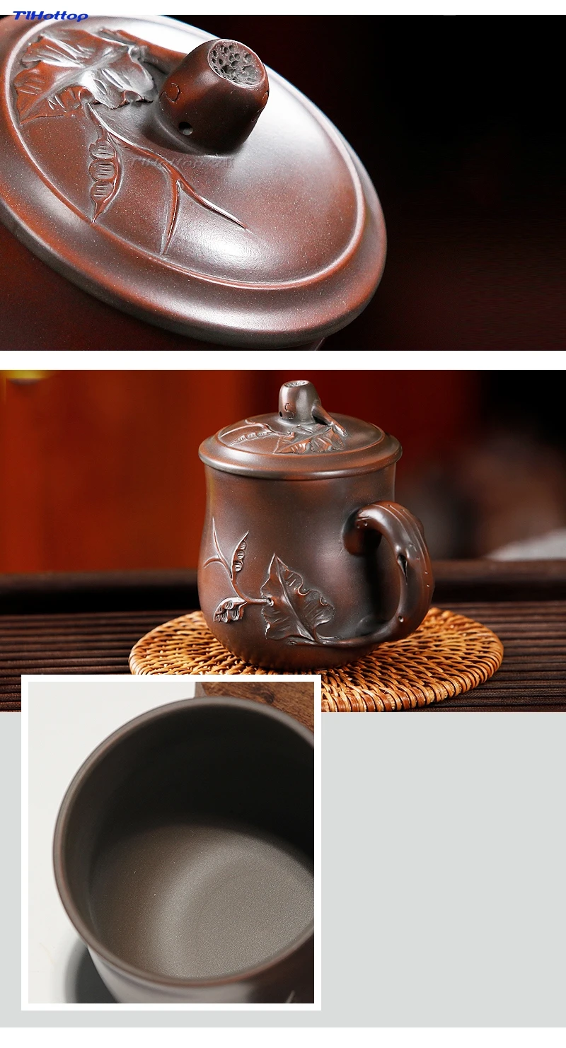 Лидер продаж, фиолетовая чайная чашка, емкость 200 мл, керамическая чайная чашка с нисингом, фарфоровые чашки кунг-фу, подарок для чайной чашки Yushu, 1 шт