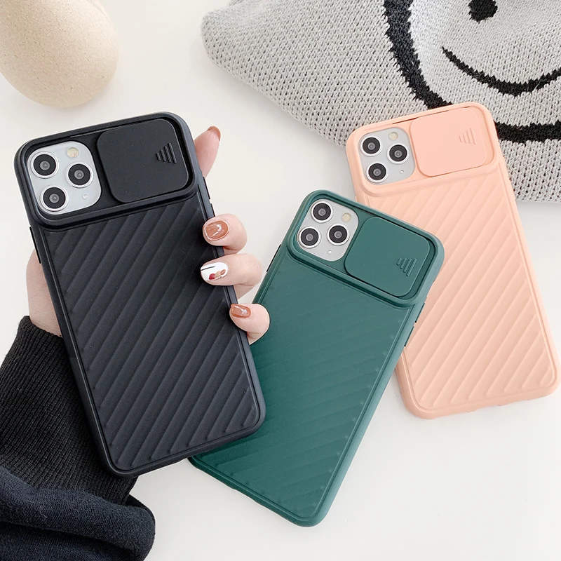 Camera Protection Shockproof Phone Case For iPhone 12 11 Pro SE 2020 X XR XS Max 7 8 Plus Solid Soft TPU Silicone Back Cover | Мобильные