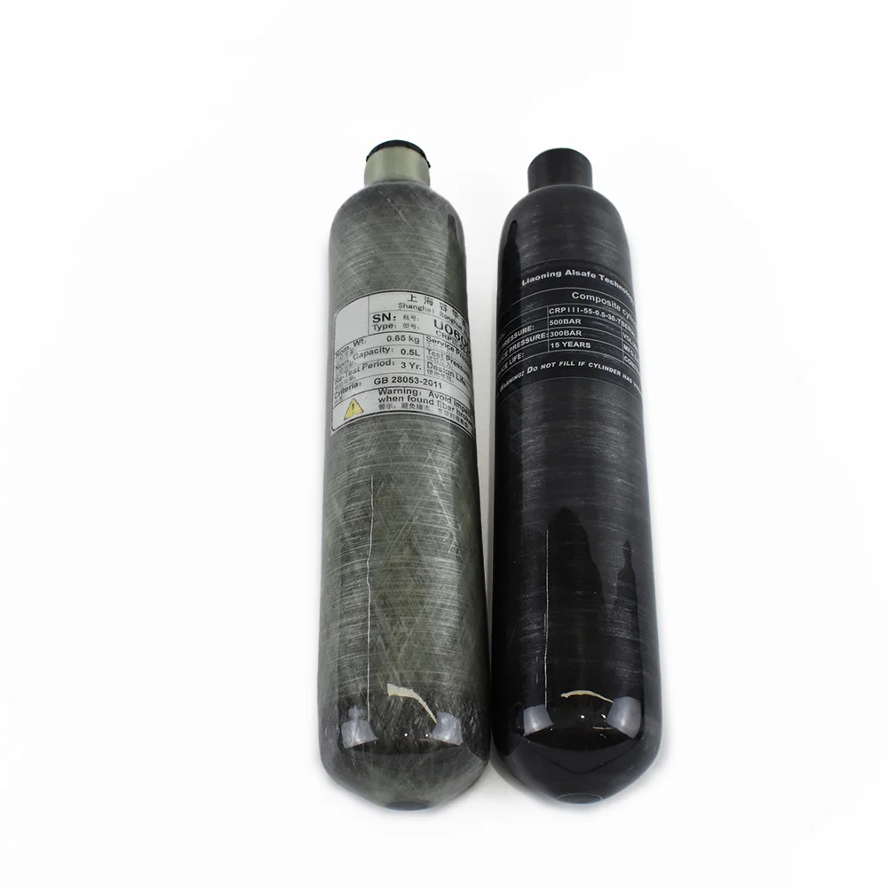 4500Psi 30 мпа 0.5L 500cc углеродное волокно газовый цилиндр Пейнтбол HPA Танк Охота для PCP