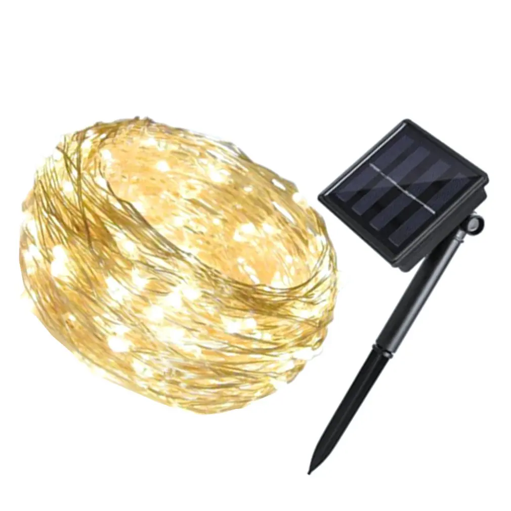 ICOCO 100Led пузырь шар Открытый водонепроницаемый солнечный светильник струнный шар светильник s Рождественский светильник s садовый светильник s