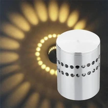 Lampe murale à LED avec trou en spirale, télécommande rvb, convient au comptoir du hall d'entrée, effet de fond artistique de décoration de la maison