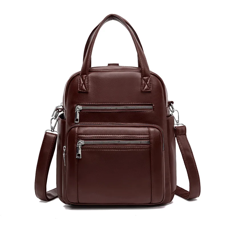 

Fresh Small Women Backpacks Leather Pu Backpack Female Bagpack for Ladies Multifunctional High Quality Back Pack 2020 New