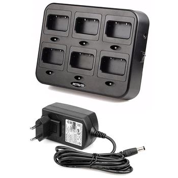 

Hot Retevis Rtc21 Six-Way Charger Radio/Battery Charger for Retevis Rt21 Rt24 for Hotel/Restaurant/Supermarket Walkie Talkie Us