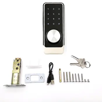 

OS184B-1 Smart Door Fingerprint Lock Remote Control Smart Deadbolt Phone WIFI Electric Lock Smart Card Digital Code