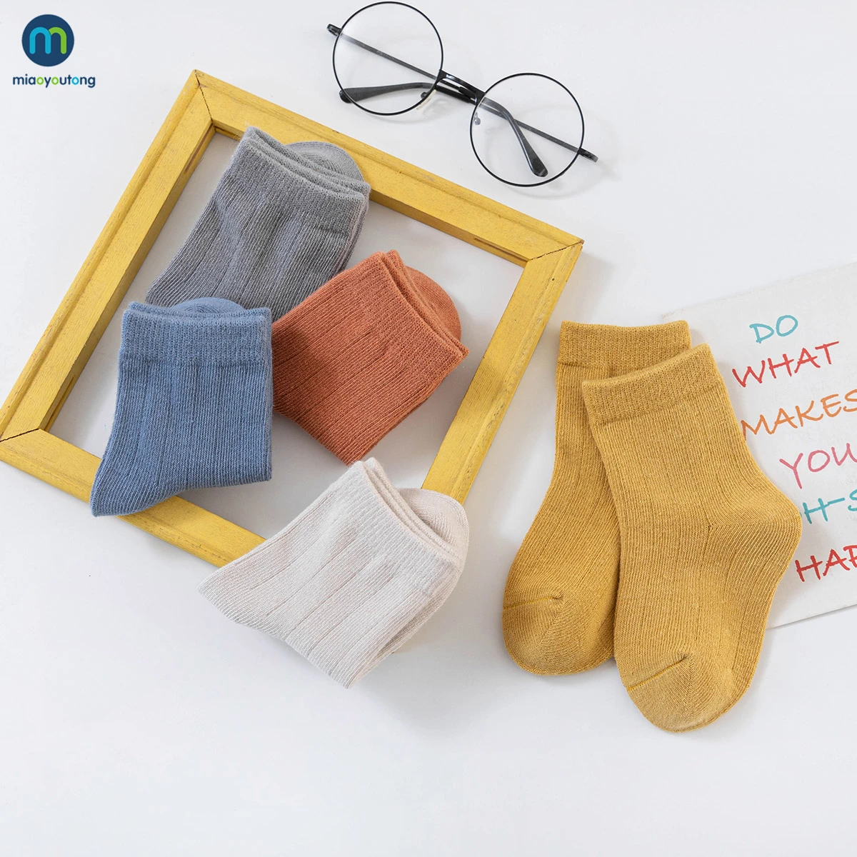 Cotton Socks 5 Pairs Baby Kids Socks Autumn Winter Cotton Striped Socks Warm Toddler Boy Girls Floor Children Clothing