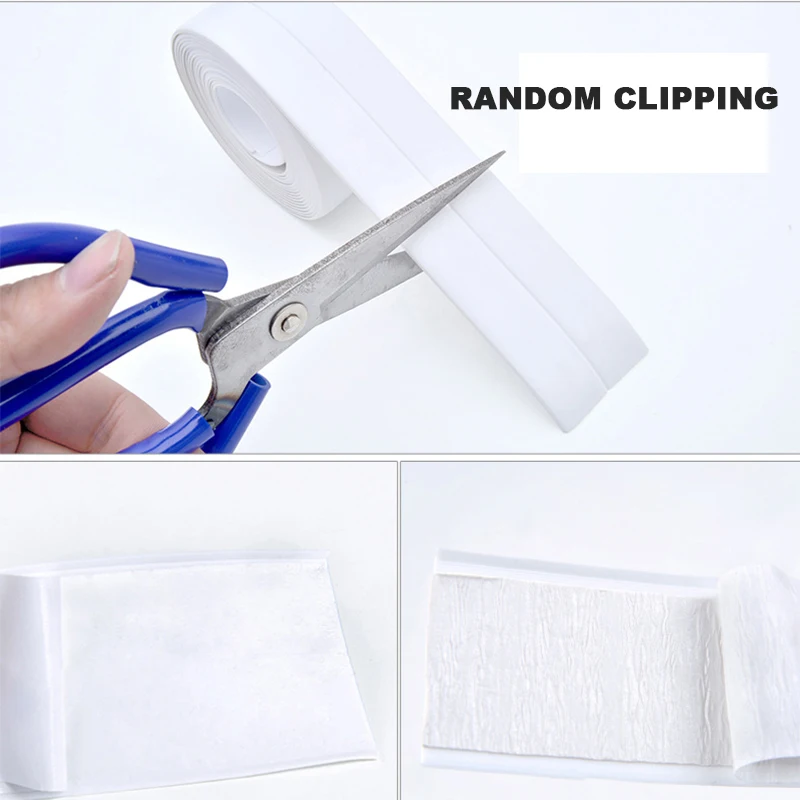 Kitchen Sink PVC Mmaterial Waterproof Mildew Strong Self-adhesive Transparent Tape Bathroom Toilet Crevice Strip Water Seal 3.2M