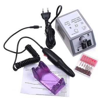 

1 Set 2 Way Rotate Electric Nail Drill Machine 20000RPM Manicure Machine Strong Pedicure Gel Cuticle Remover USB Power Apparatus