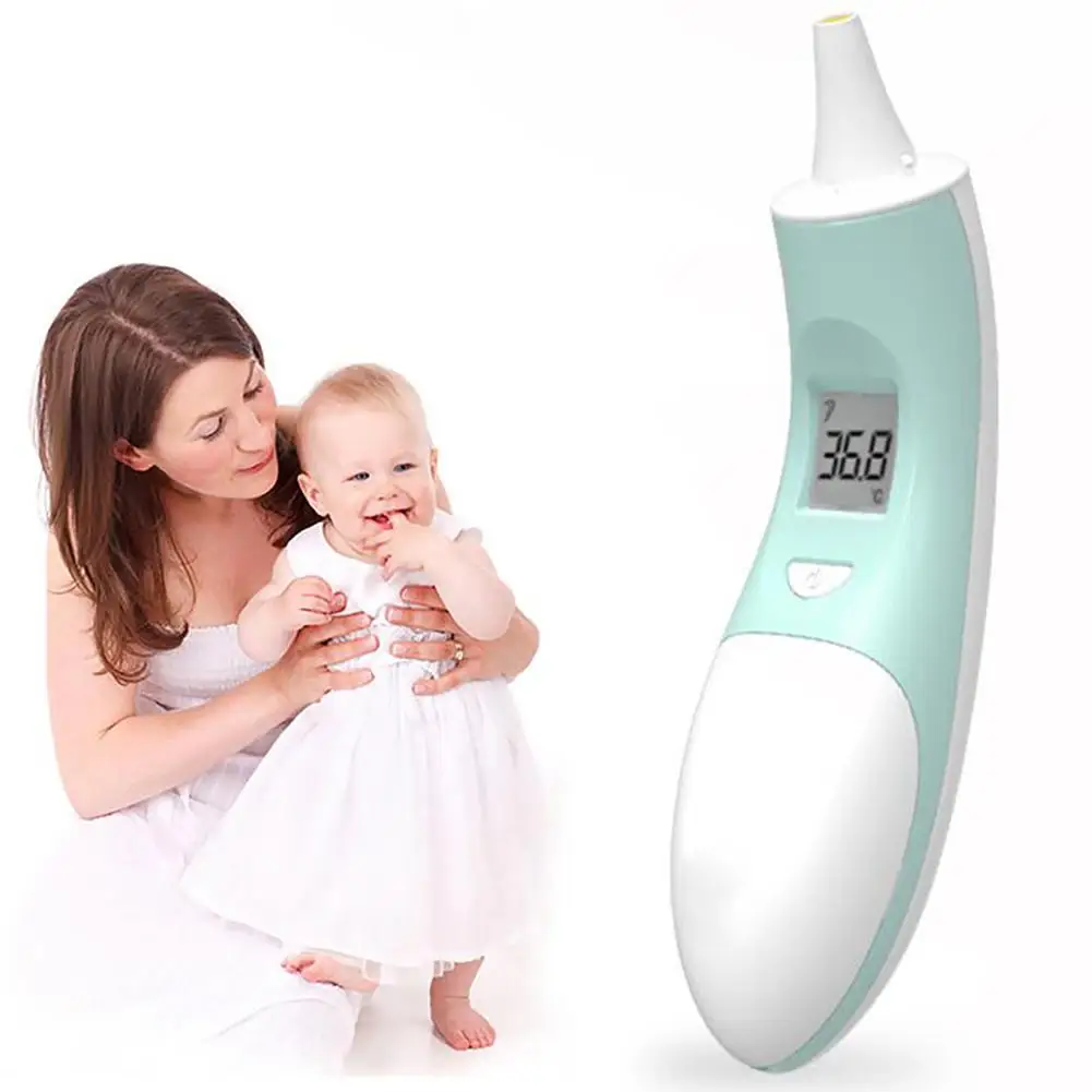 

EM330 Digital LCD Display Ear Thermometer Non-contact Infrared Thermometers Fever Alarm Monitor Measure Tools for infant