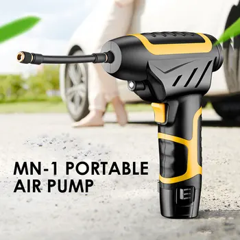 

120W Wireless Air Compressor for Car Handheld USB Rechargeable Tire Inflator Digital Inflatable Pump Pressure Gauge Car Tools