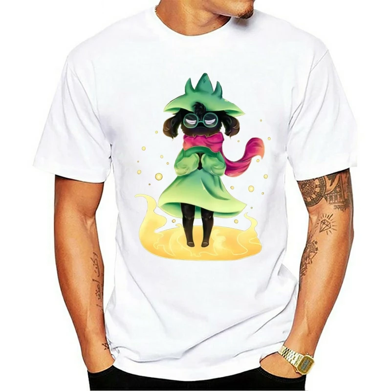 

2020 Leisure Fashion 100% Cotton O-neck T-shirt Men Funny Ralsei Deltarune Version2 Women