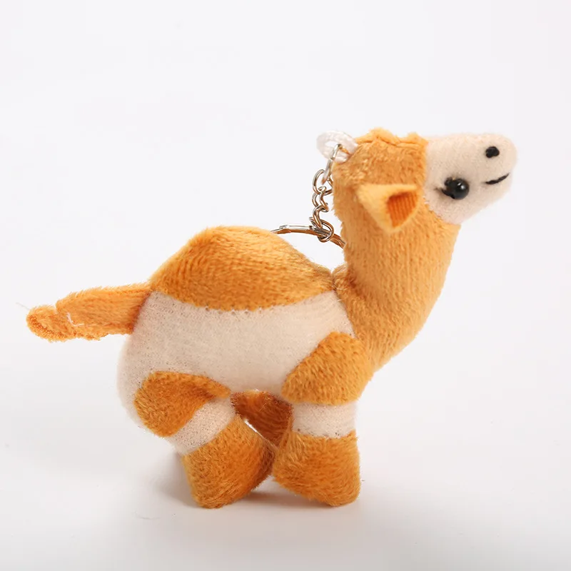 Верблюд кулон плюшевые игрушки мягкие заполненные плюшевые животные Телефон Подвеска на рюкзак брелок Забавный детский подарок WJ295