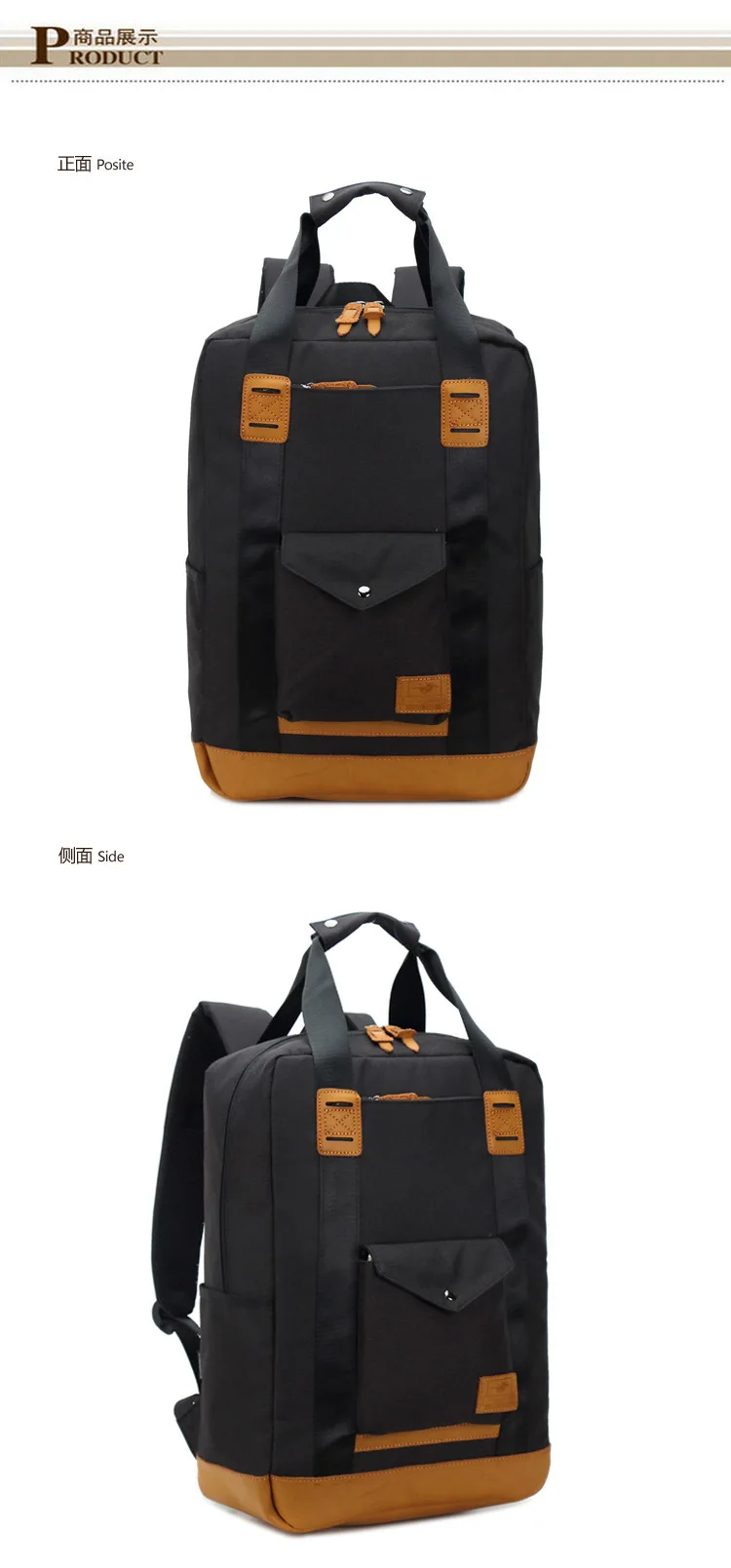 Mochila Escolar Mochilas Ao han edition, нейлоновый рюкзак для отдыха, сумка для ноутбука, мужская сумка для книг для студентов средней школы