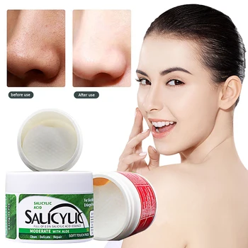 

Salicylic Acid Oil Control Cotton Sheet Acne Cleansing Mask To Reduce Acne Closed Mouth Acne Shrink Pores Facial Cleaning Wipes
