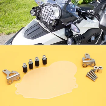 

Motorcycle Headlight For BMW G650GS G650 GS Head Light Guard Front Lamp Cover MP-Chimney Lampshade Moto ADV Grille 2011 - 2017