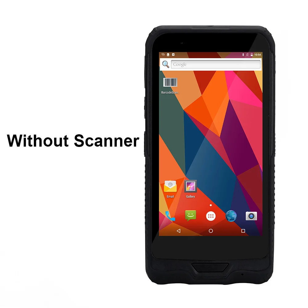 " прочный ручной сканер Android pos-терминал 2D штрих-код PDA прочный сканер 4G WiFi gps Bluetooth NFC PDA сборщик данных - Цвет: without scanner