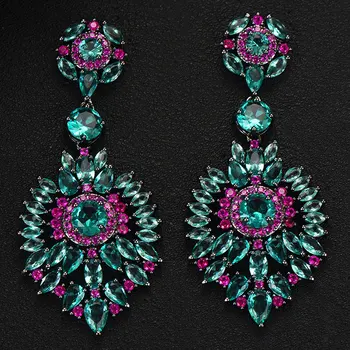 

GODKI Trendy Water Drop Earrings For Women Bohemian Earrings Geometric Drop Earring 2020 Brincos Female DIY Fashion Jewelry