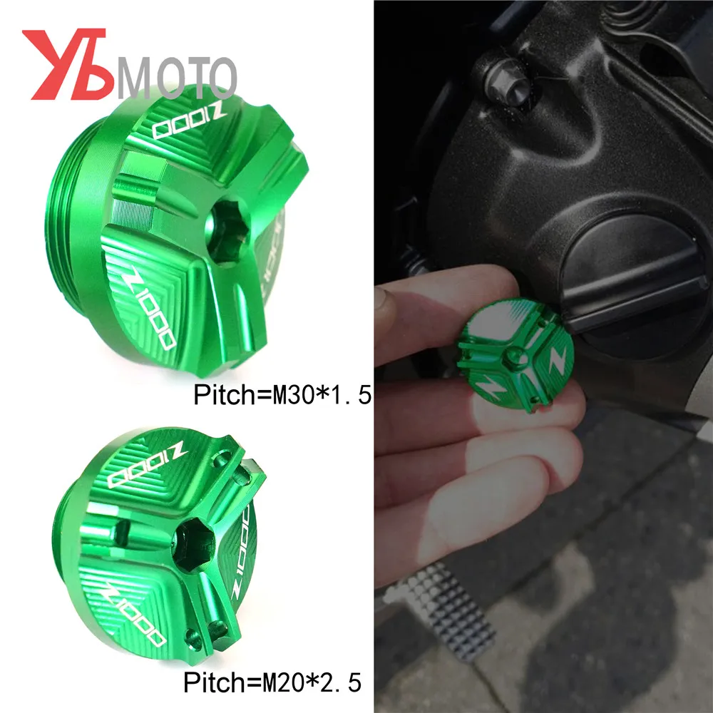 

Motorcycle Engine Plug Cover Oil Filler Cup For Kawasaki Z 1000 Z1000R 2010-2020 For Kawasaki Z1000 2003-2009