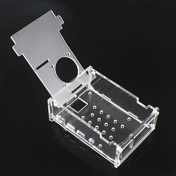

Acrylic Shell Protective Case Box For Raspberry Pi 4B Good Heat Dispersion