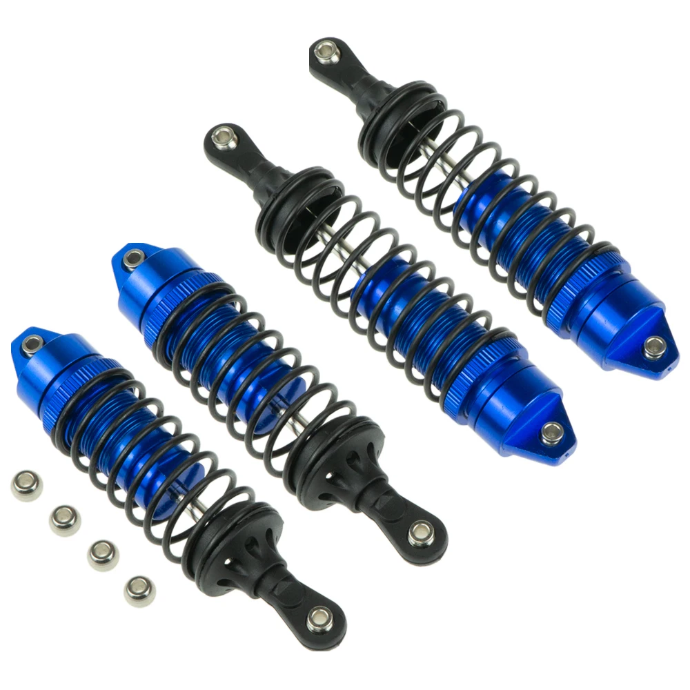 

For 1/10 Traxxas Slash 5807 4WD 2WD Alloy Front Rear Shock Absorber Damper Springs 100mm 110mm 4pcs Parts