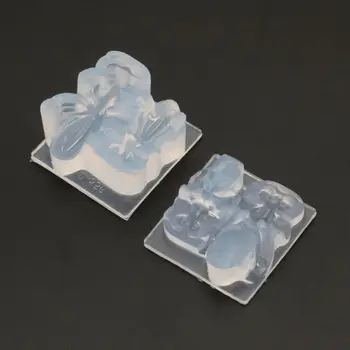 

3D Vivid Goldfish Pendant Silicone Mold Resin Casing Craft Jewelry Making Tools