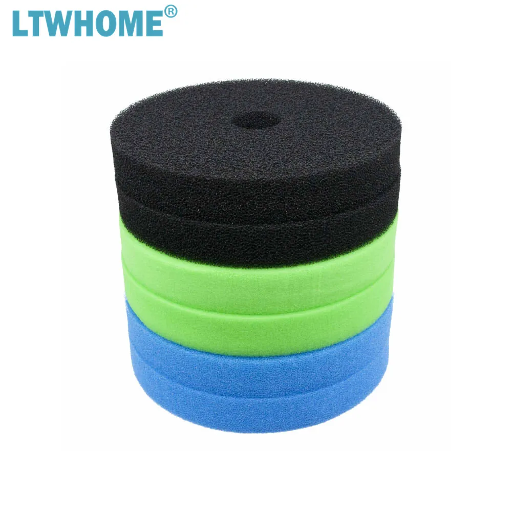 LTWHOME пенный Губчатый Фильтр Set подходит для фильтра Hozelock Bioforce 9000 / 18000|sponge filter|foam