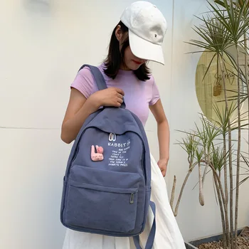 

Ins Super Fire Backpack Japanese-Style Harajuku Hipster Korean-Style Cute Girl'S In Students Schoolbag