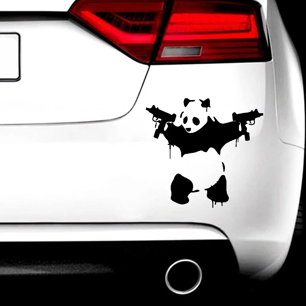Cute Panda Car Sticker Funny Sticker Vinyl Decal Waterproof Decoration Accessories Car Decal
