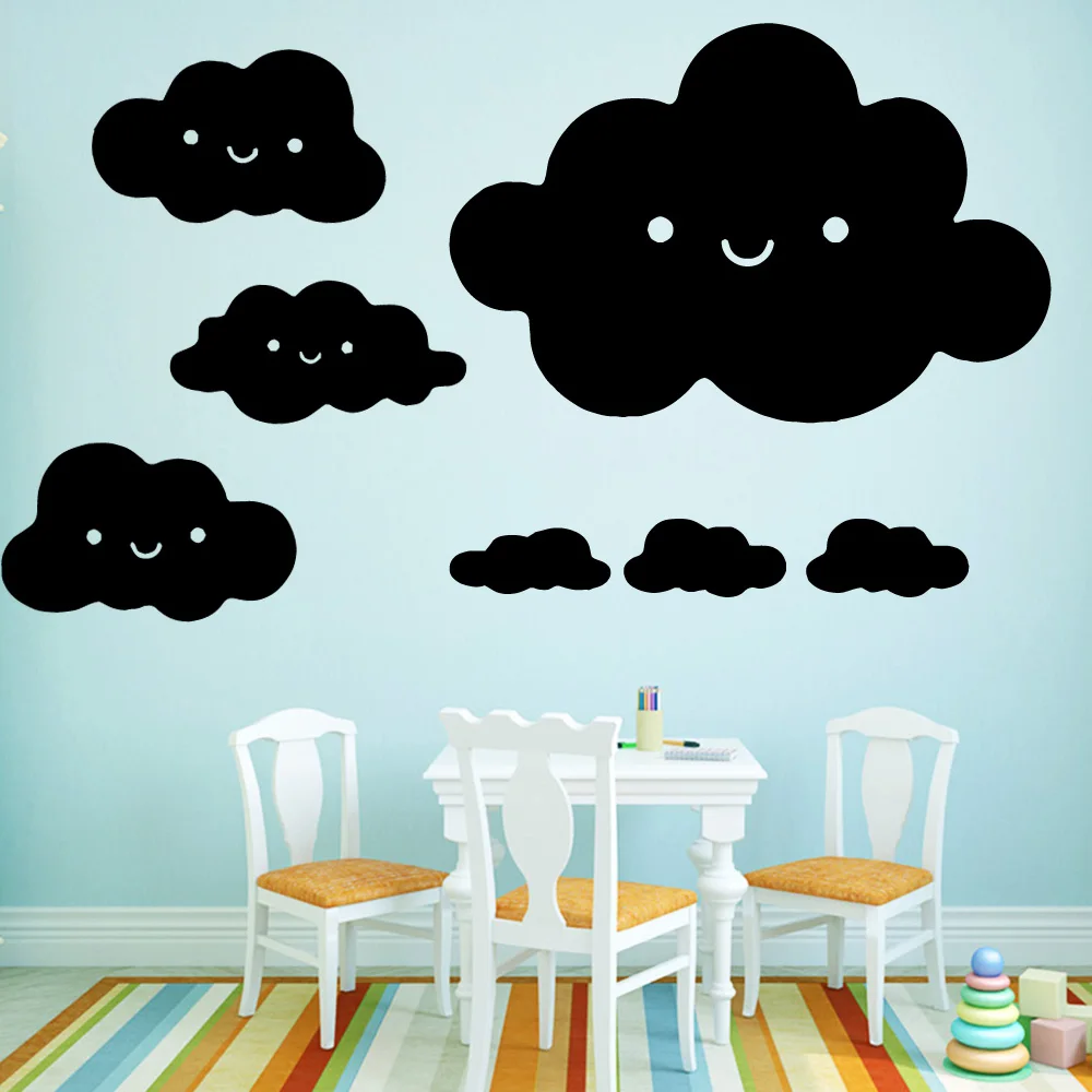 New Design Cloud Wall Stickers Personalized Creative Decorations Living Room Decal stickers muraux | Дом и сад