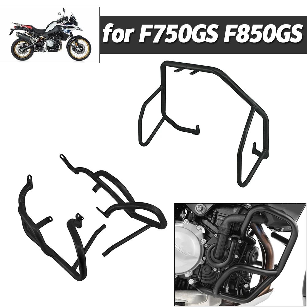 US $153.35 Crash Bar Guard For BMW F850GS F750GS F750 F850 F 750 850 GS 2018 2019 Upper Tank Lower Fairing Frame Protector Engine Bumper