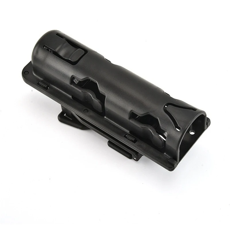 360 Degree Rotation Universal Baton Holder Extensible Black Baton Holder Case Pouch for outdoor police baton telescopic self def