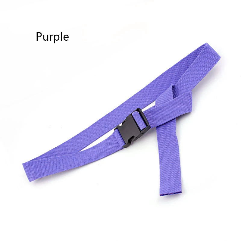 Fashion Black Casual Female Waist Belts Plastic Buckle Solid Color Long Ceinture Femme Fashion Women Plastic Pants Belt Canvas