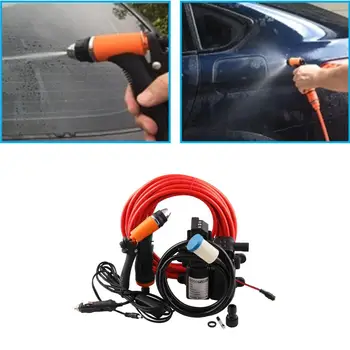 

12V Portable High Pressure Washdown Deck Pump 100W Self-Priming Quick Car Cleaning Wash Pump Electrical Washer Kit