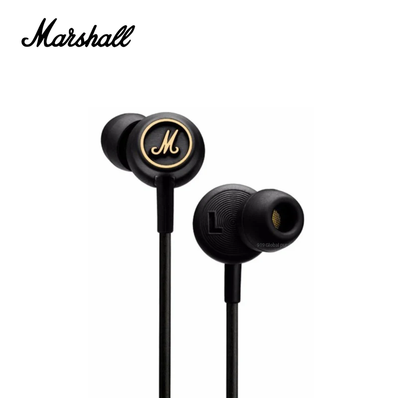 Наушники Marshall Mode Eq Проводные с разъемом 3 5 мм спортивные глубокими басами |