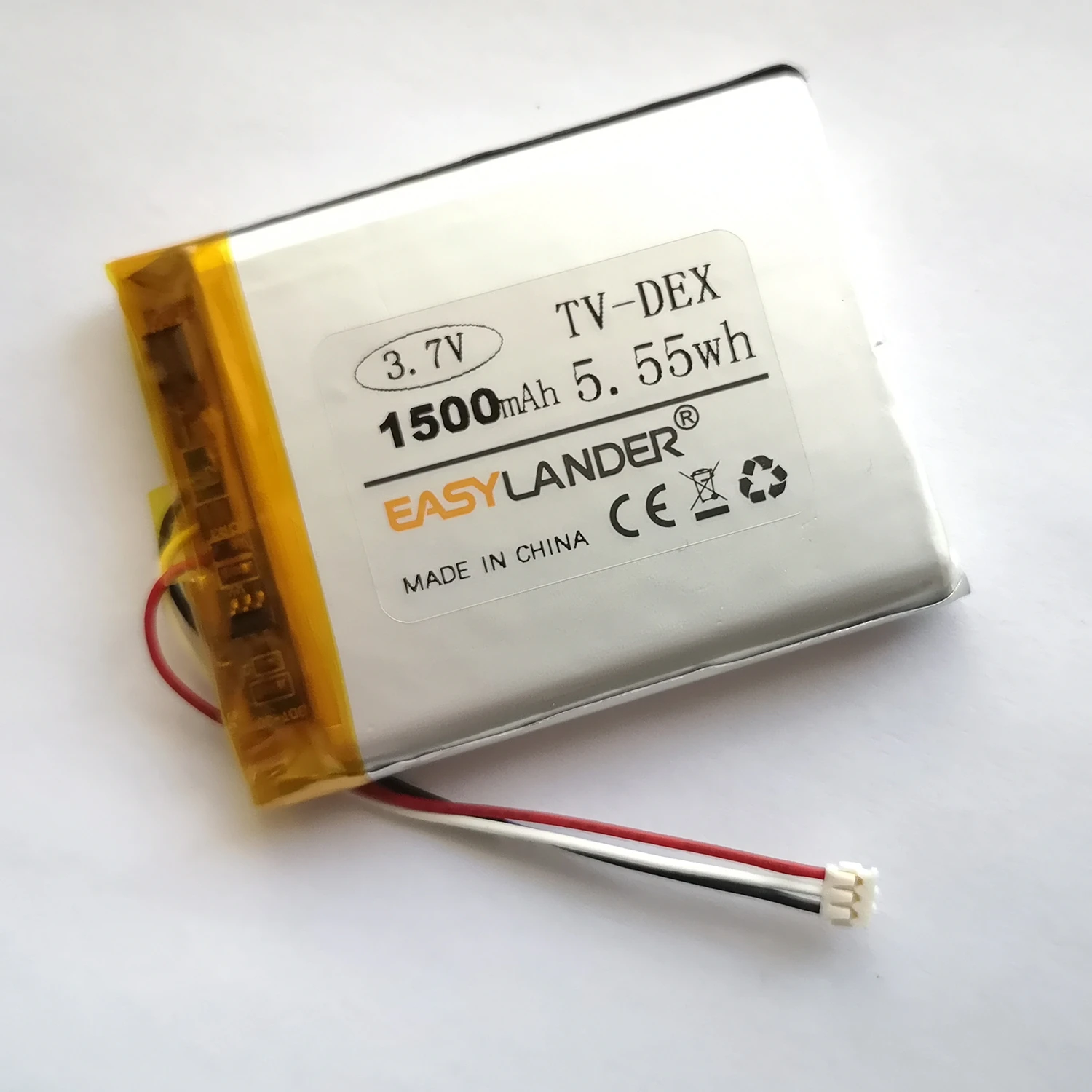 3.7V 1500mAh Lithium Polymer Rechargeable battery For WIDEX TV DEX