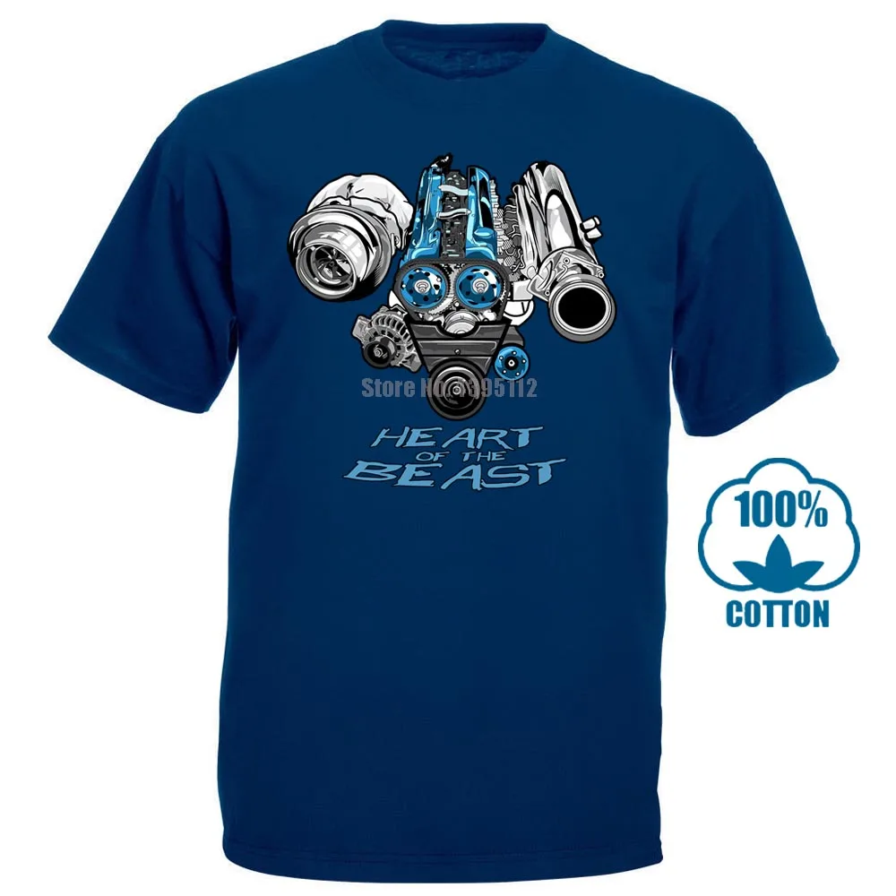 Горячая Распродажа летняя 2Jz футболка с японским автомобилем 2Jz рубашка с двигателем тюнинг турбины Jdm Высокое качество хлопок для мужчин рубашки - Цвет: Тёмно-синий