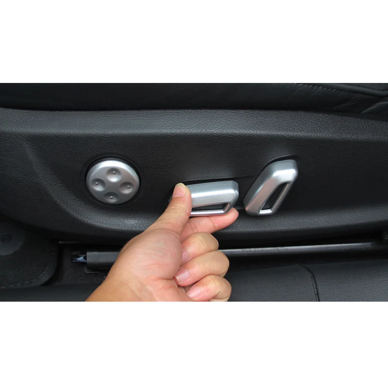 car accessories 6x Chrome Frame Seat Adjust Button Switch Case