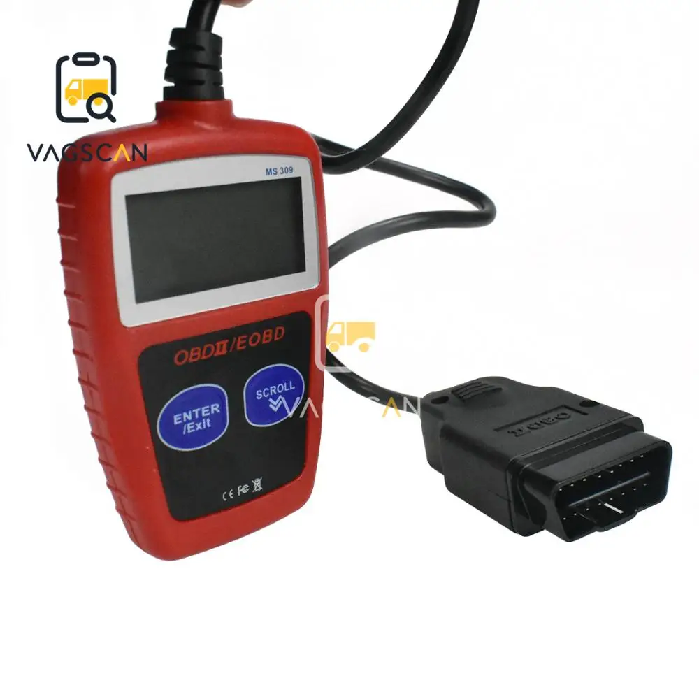 MS309 CAN BUS OBD2 автомобильный считыватель кодов EOBD OBD II диагностический инструмент MS 309 Автомобильный сканер кода