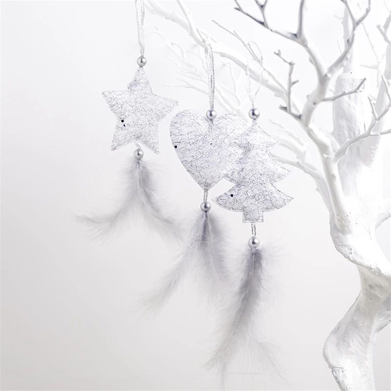 1 из серии "Звездные войны" сердце перо Рождественская елка Подвески Висячие украшения для дома украшения на Новый год и Рождество вечерние Декор поставки 62907|Кулоны и подвески| | АлиЭкспресс - Что повесить на ёлку